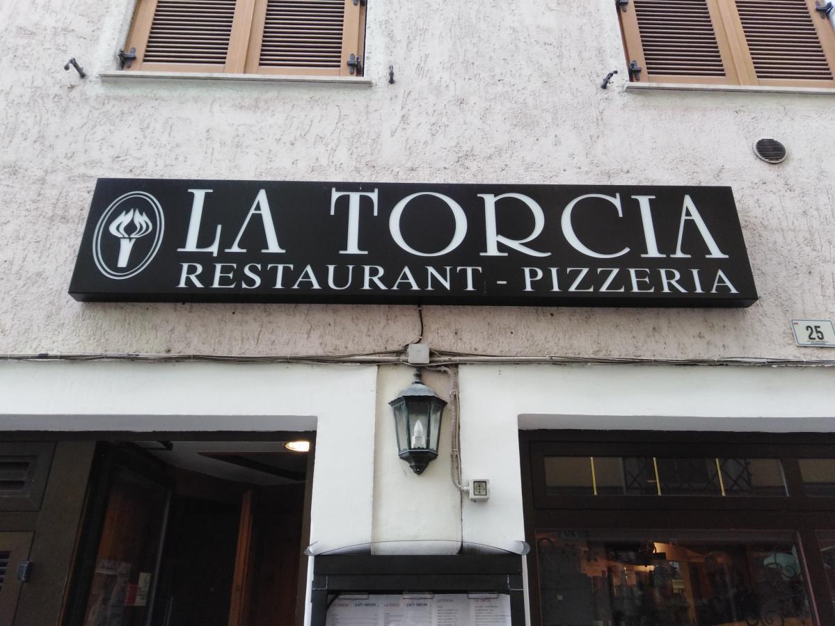 La Pizza Ciambella del Ristorante Pizzeria La Torcia