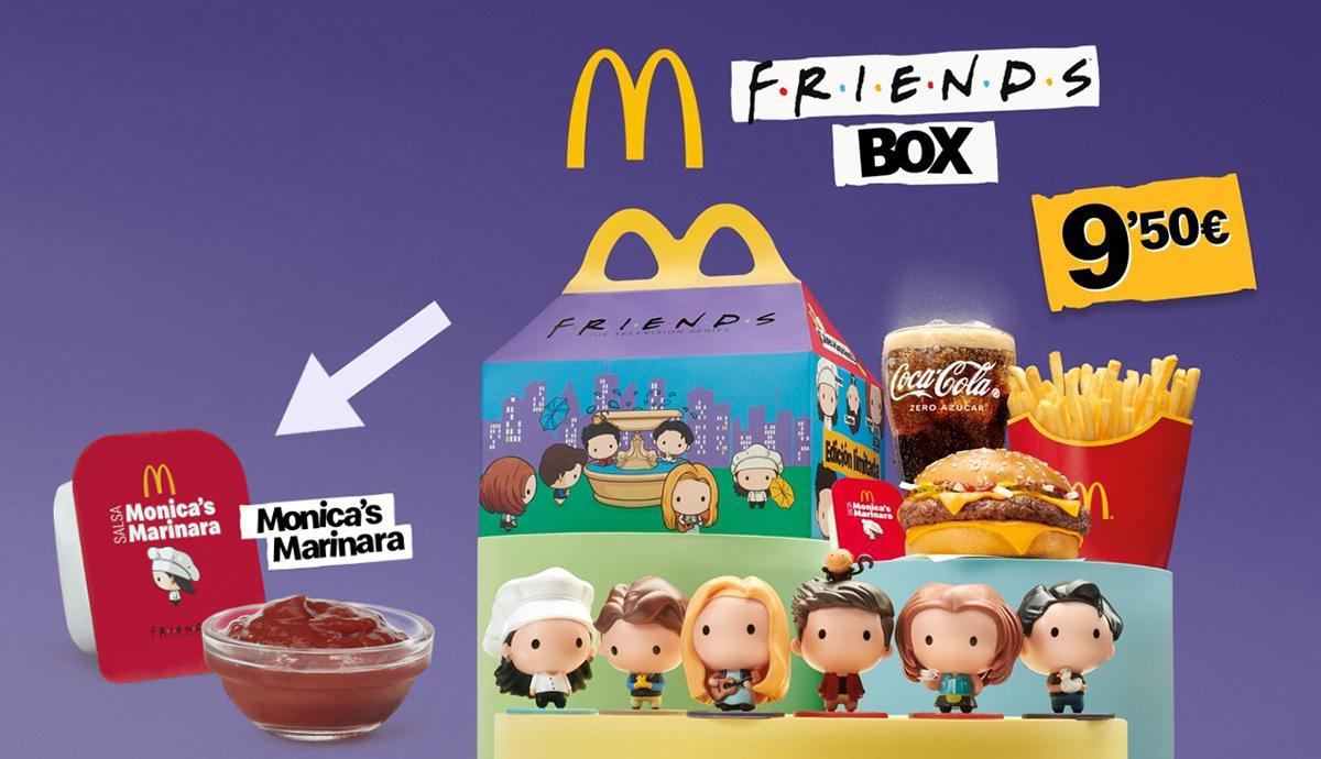 McDonald’s crée un Happy Meal pour adultes avec des personnages de Friends en jouets