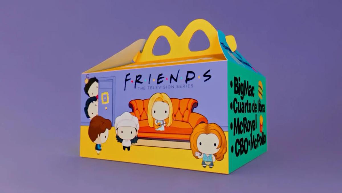 McDonald’s crée un Happy Meal pour adultes avec des personnages de Friends en jouets