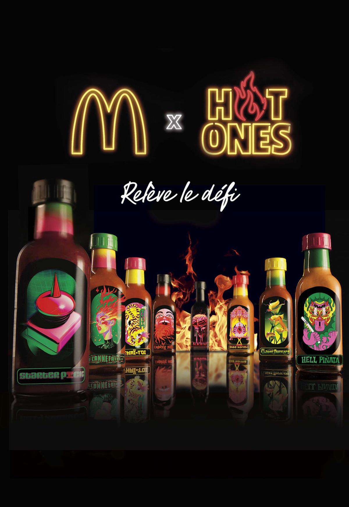 McDonald’s s’associe à Hot Ones pour créer 3 sauces (très) piquantes