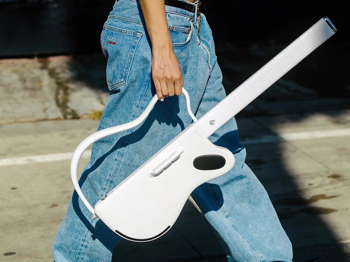 Lava Genie : une guitare technologique sans corde et boostée à l’IA