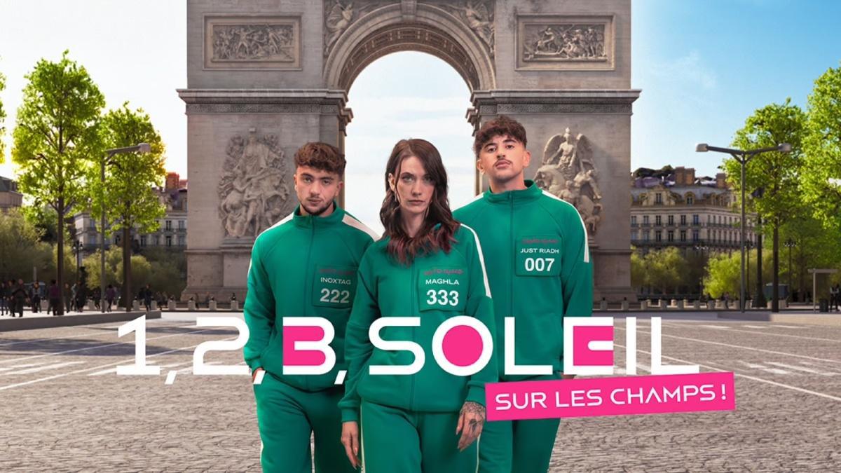 Un « 1,2,3 Soleil” géant sur les Champs-Élysées pour la saison 2 de Squid Game