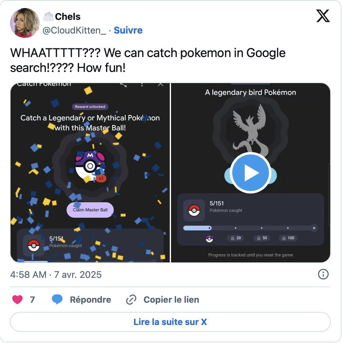 Google vous met au défi de chasser 151 Pokémon cultes via son moteur de recherche Google vous met au défi de chasser 151 Pokémon cultes via son moteur de recherche