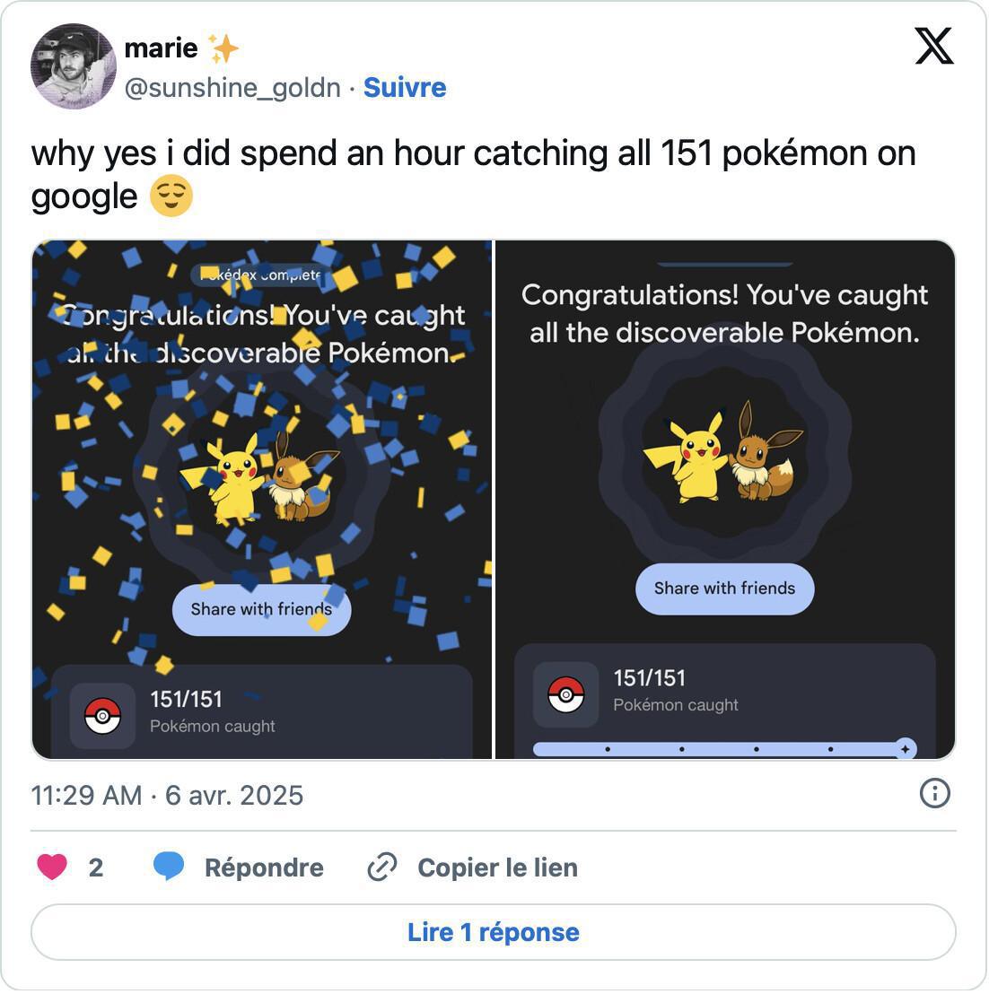 Google vous met au défi de chasser 151 Pokémon cultes via son moteur de recherche Google vous met au défi de chasser 151 Pokémon cultes via son moteur de recherche