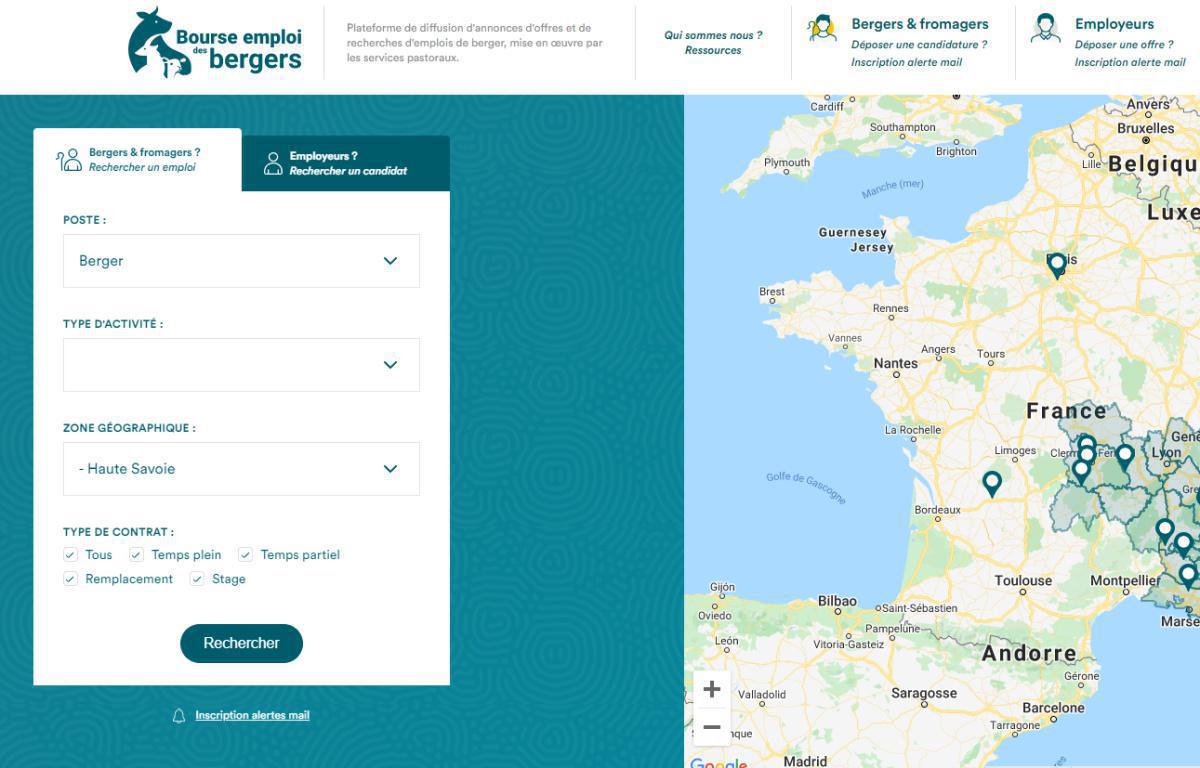 Bourse de l'emploi des bergers Bourse de l'emploi des bergers