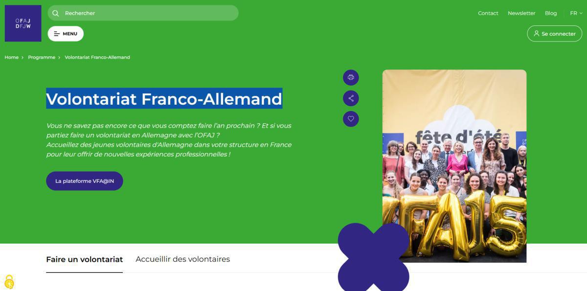 Volontariat Franco-Allemand Volontariat Franco-Allemand