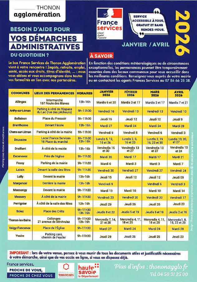 Permanence France service 