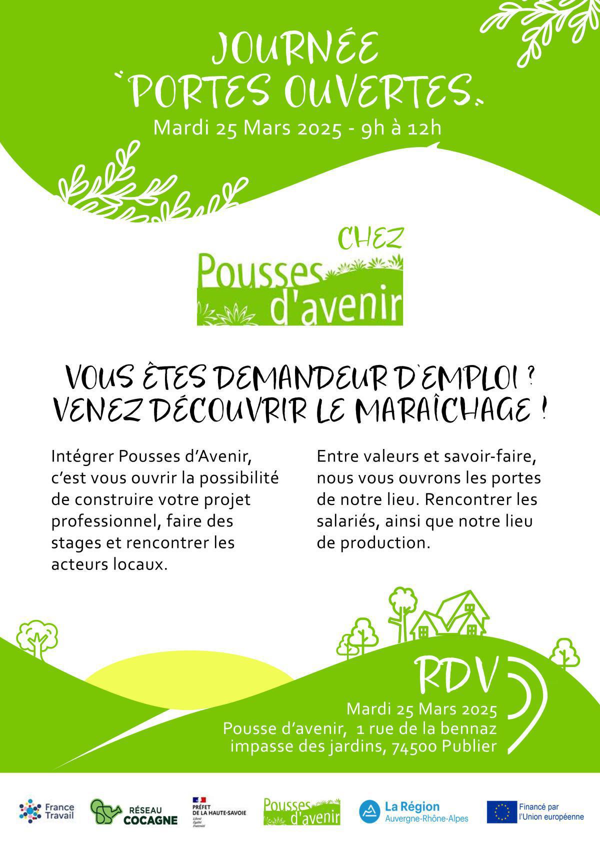 Portes ouvertes Pousse d'avenir