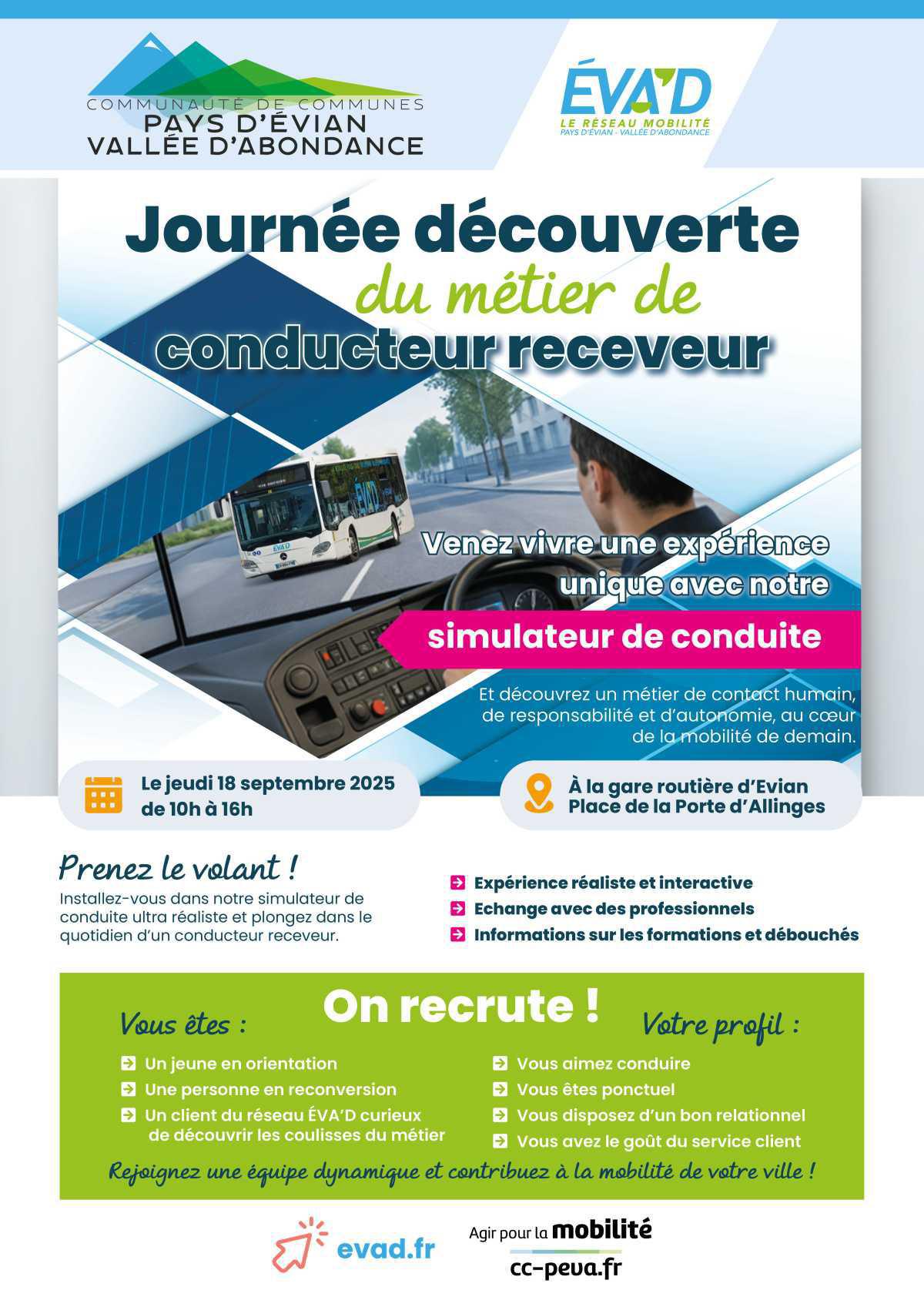 Journée découverte du métier de conducteur receveur
