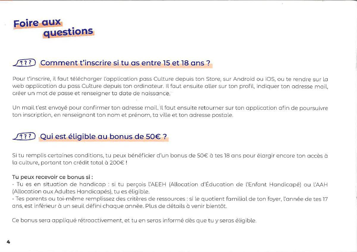 Le PASS CULTURE Le PASS CULTURE