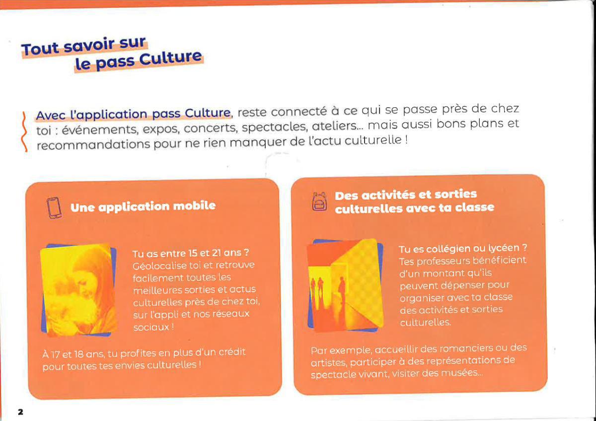 Le PASS CULTURE 