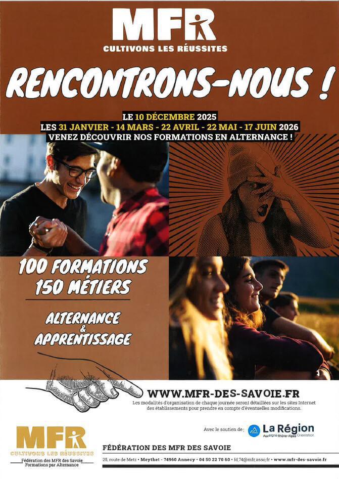 Portes ouvertes MFR des Savoie