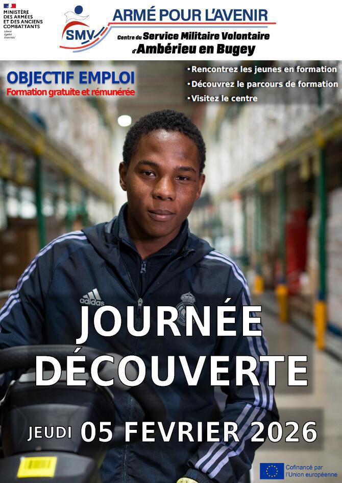 Journée découverte du SMV d'Ambérieu en Bugey (Service Militaire Volontaire) 
