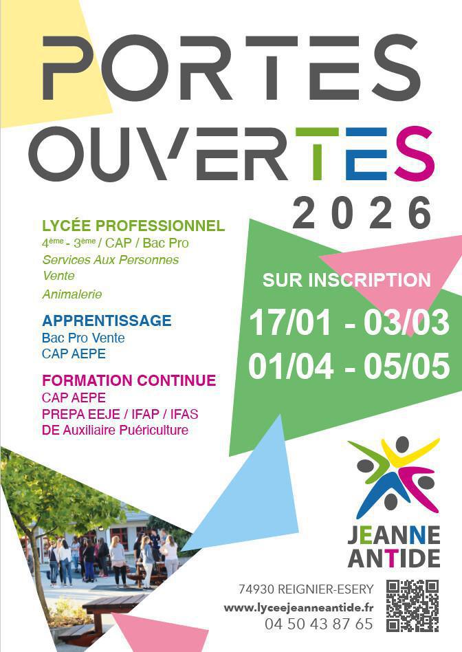Portes ouvertes lycée Jeanne Antide