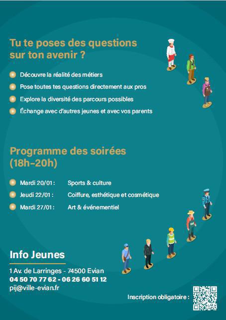 Soirées métiers sports & culture