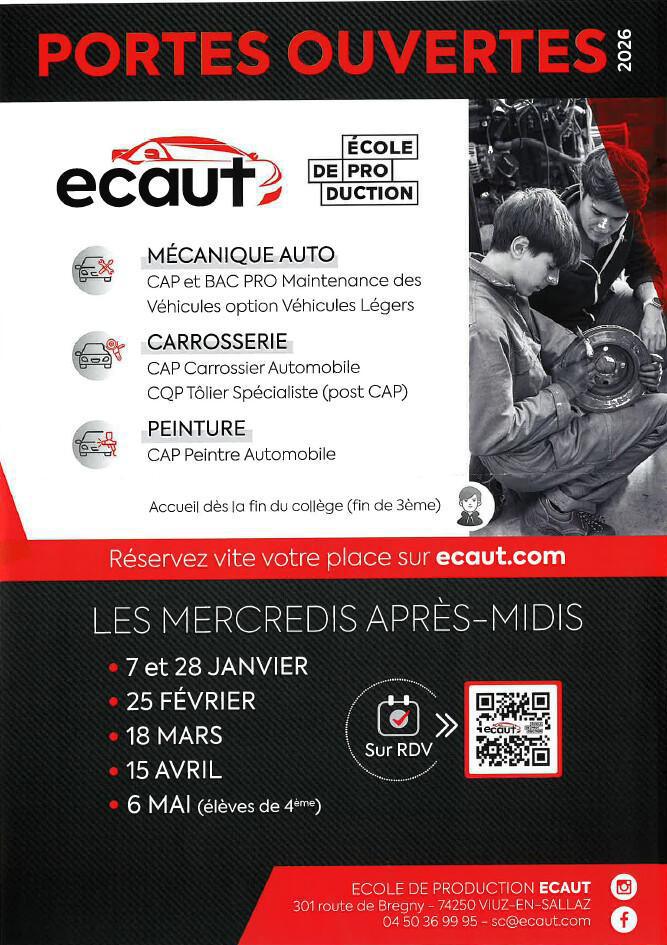 Portes ouvertes école de production Ecaut 
