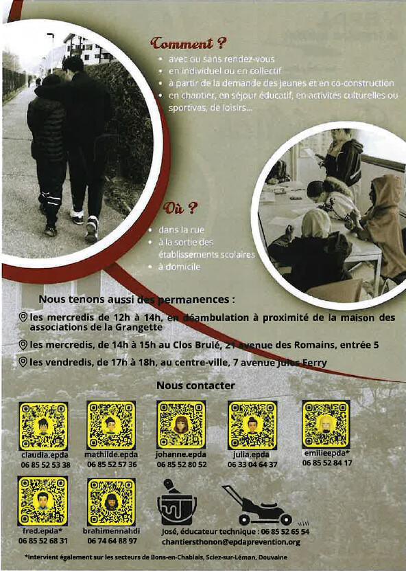 EPDA de prévention spécialisée