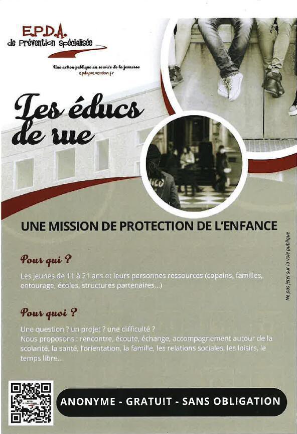 EPDA de prévention spécialisée