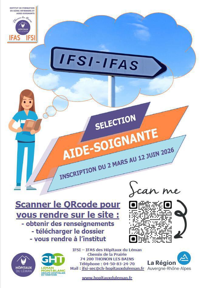 Sélection aide soignant(e) IFSI / IFAS