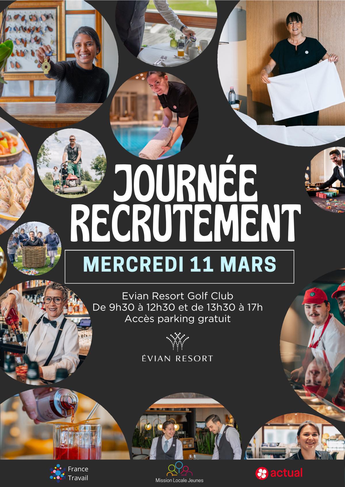Matinée de recrutement EVIAN RESORT
