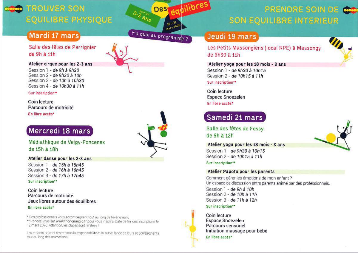 La semaine de la Petite Enfance : du 16 au 21 mars 2026