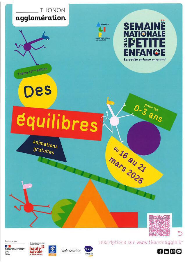La semaine de la Petite Enfance : du 16 au 21 mars 2026