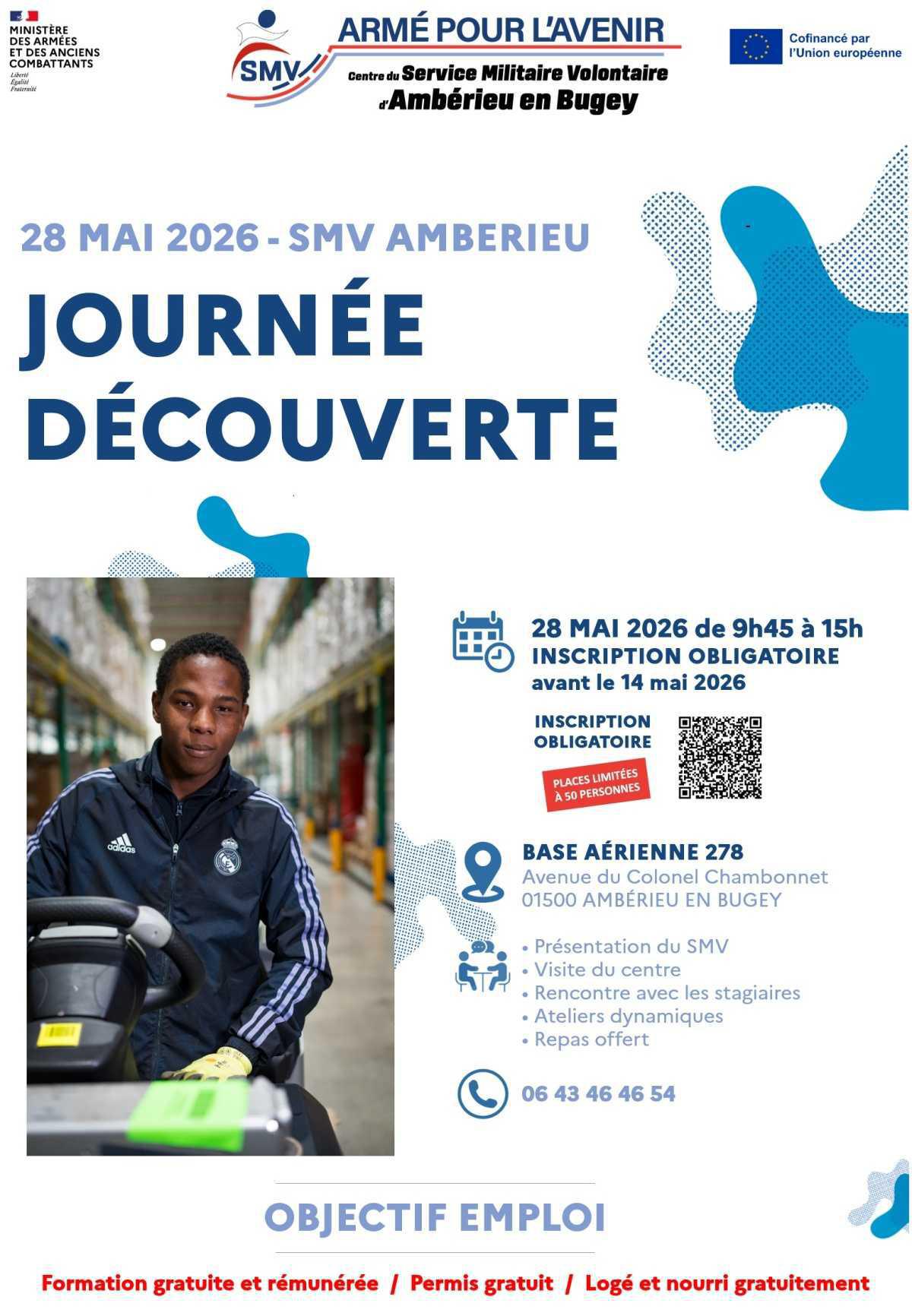 Journée découverte du SMV (service militaire volontaire)