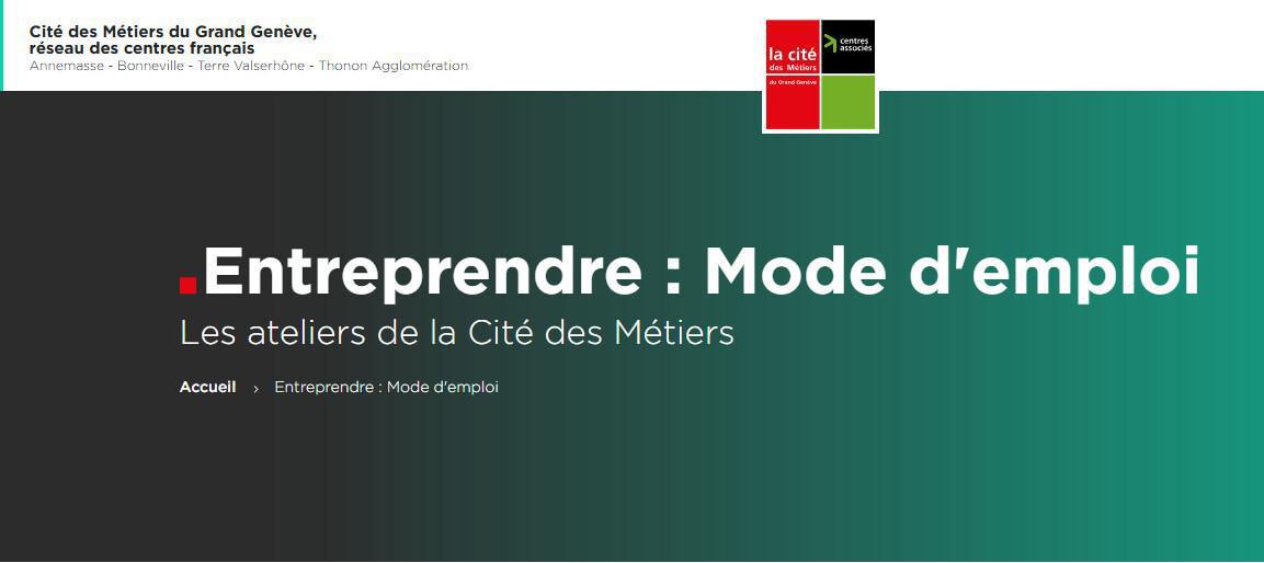  Atelier "Entreprendre : Mode d'emploi"
