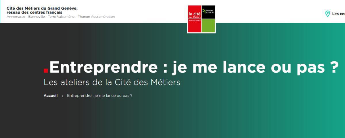 Atelier "Entreprendre : je me lance ou pas ?"