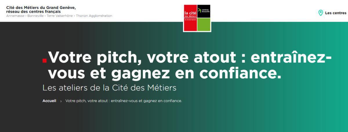 Atelier "Votre pitch, votre atout : entraînez-vous et gagnez en confiance."