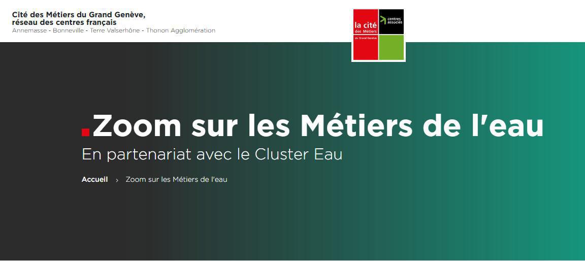 Atelier "Zoom sur les Métiers de l'eau"