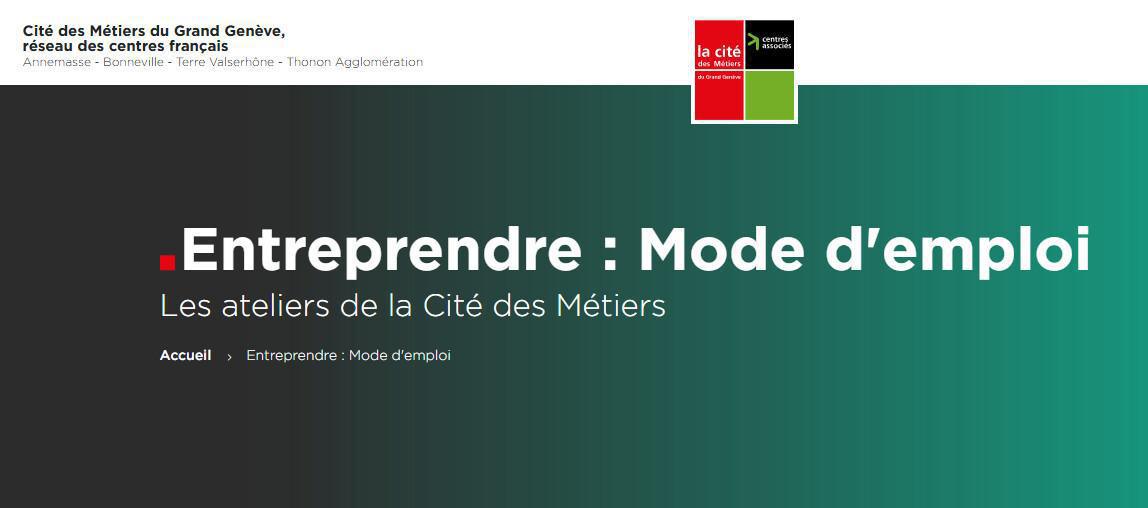 Atelier "Entreprendre : Mode d'emploi"