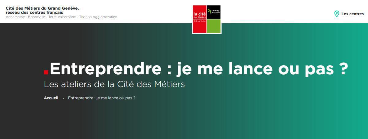 Atelier "Entreprendre : je me lance ou pas ?"