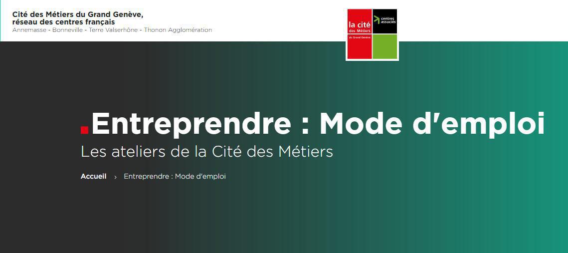 Atelier "Entreprendre : Mode d'emploi"