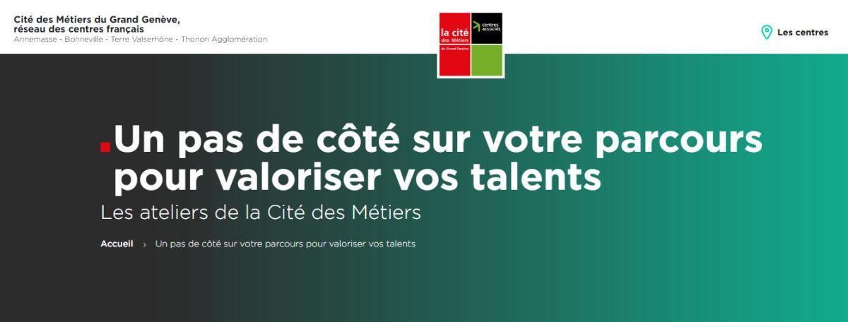 Atelier "Un pas de côté sur votre parcours pour valoriser vos talents"