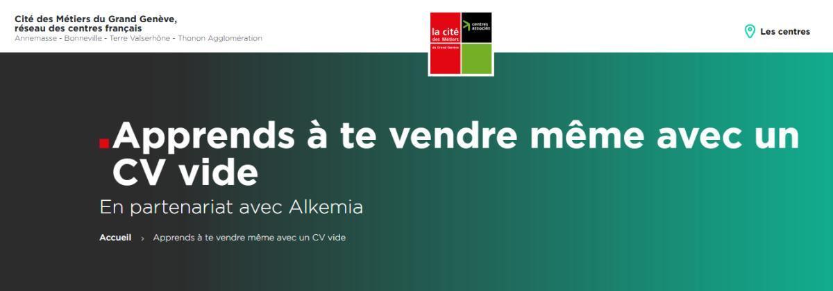 Atelier "Apprends à te vendre même avec un CV vide"