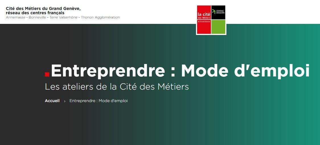 Atelier "Entreprendre : Mode d'emploi"