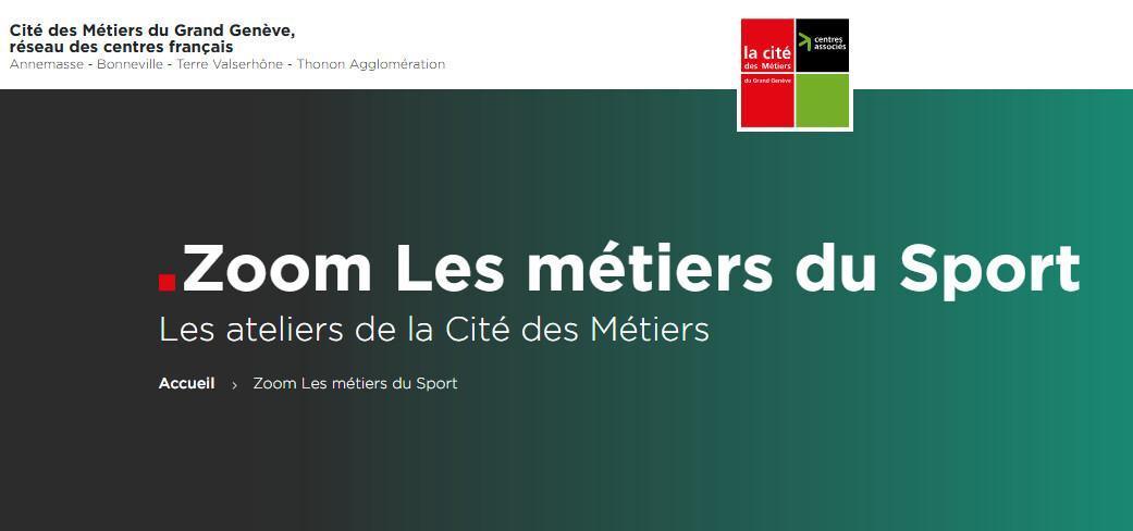 Atelier "Zoom Les métiers du Sport"