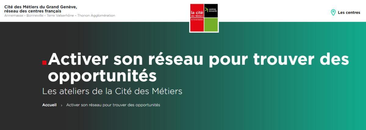 Atelier "Activer son réseau pour trouver des opportunités"