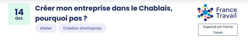 Créer mon entreprise dans le Chablais, pourquoi pas ?