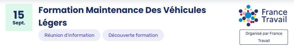 Formation Maintenance Des Véhicules Légers