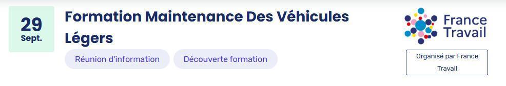 Formation Maintenance Des Véhicules Légers