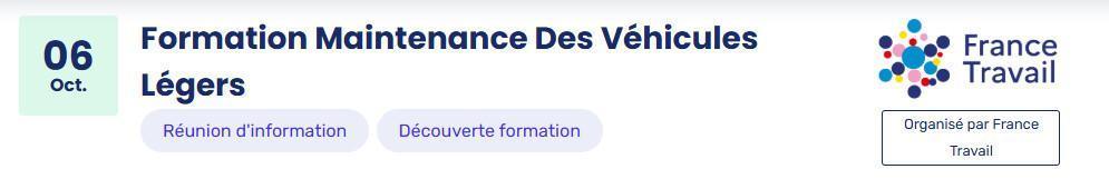 Formation Maintenance Des Véhicules Légers