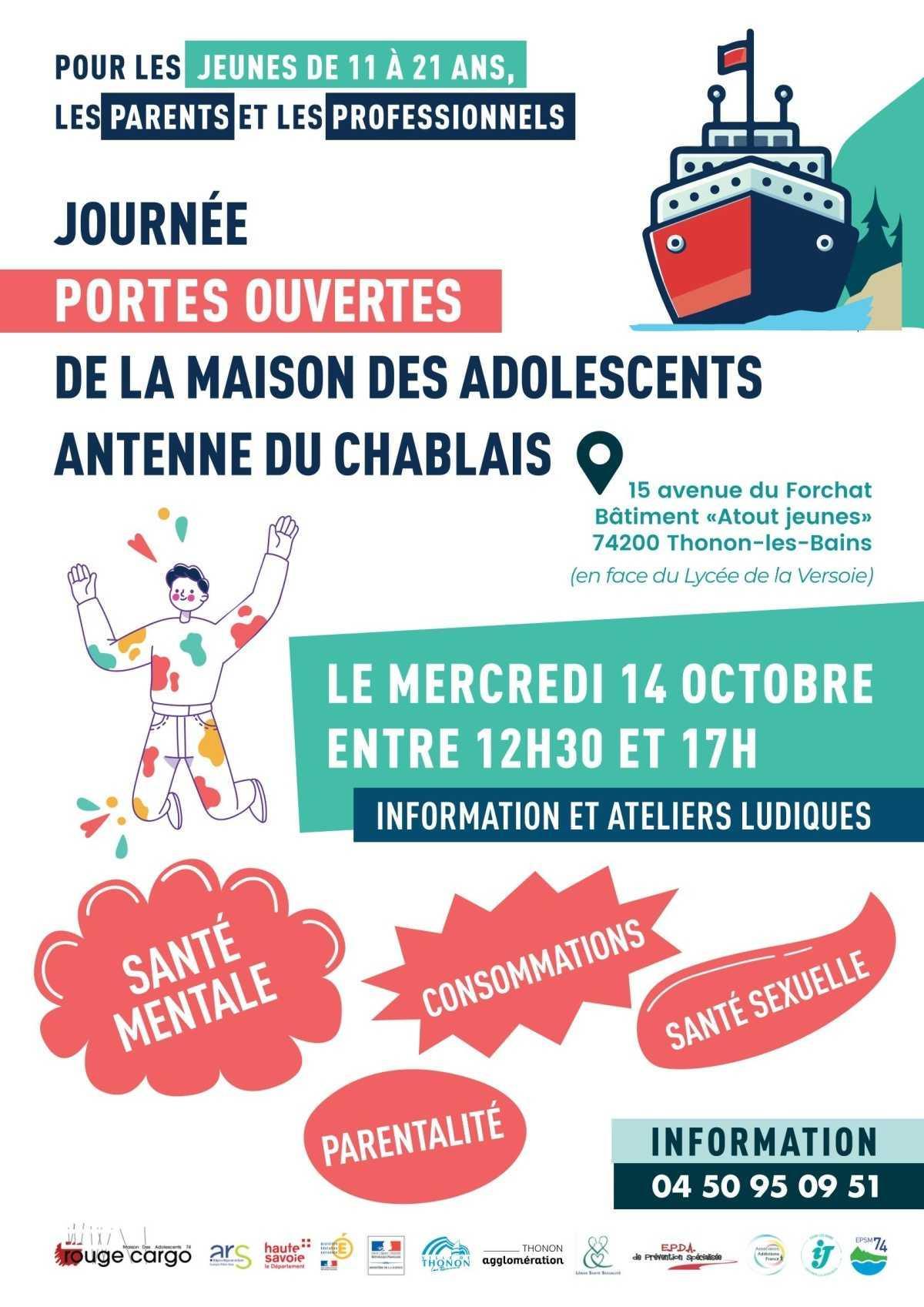 Journée portes ouvertes de la Maison des Adolescents