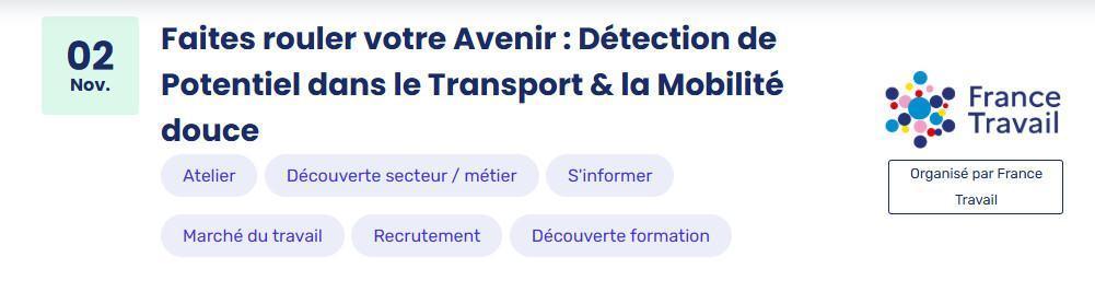 Faites rouler votre Avenir : Détection de Potentiel dans le Transport & la Mobilité douce