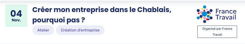 Créer mon entreprise dans le Chablais, pourquoi pas ?