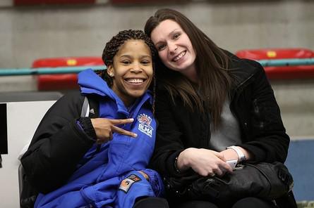 Khadijah et Elodie à Bourges ((c) Olivier MARTIN)