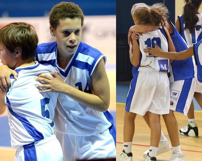 Louis et Ben d'un côté, Kenza et Océane de l'autre: tous vainqueurs avec leurs équipes respectives!