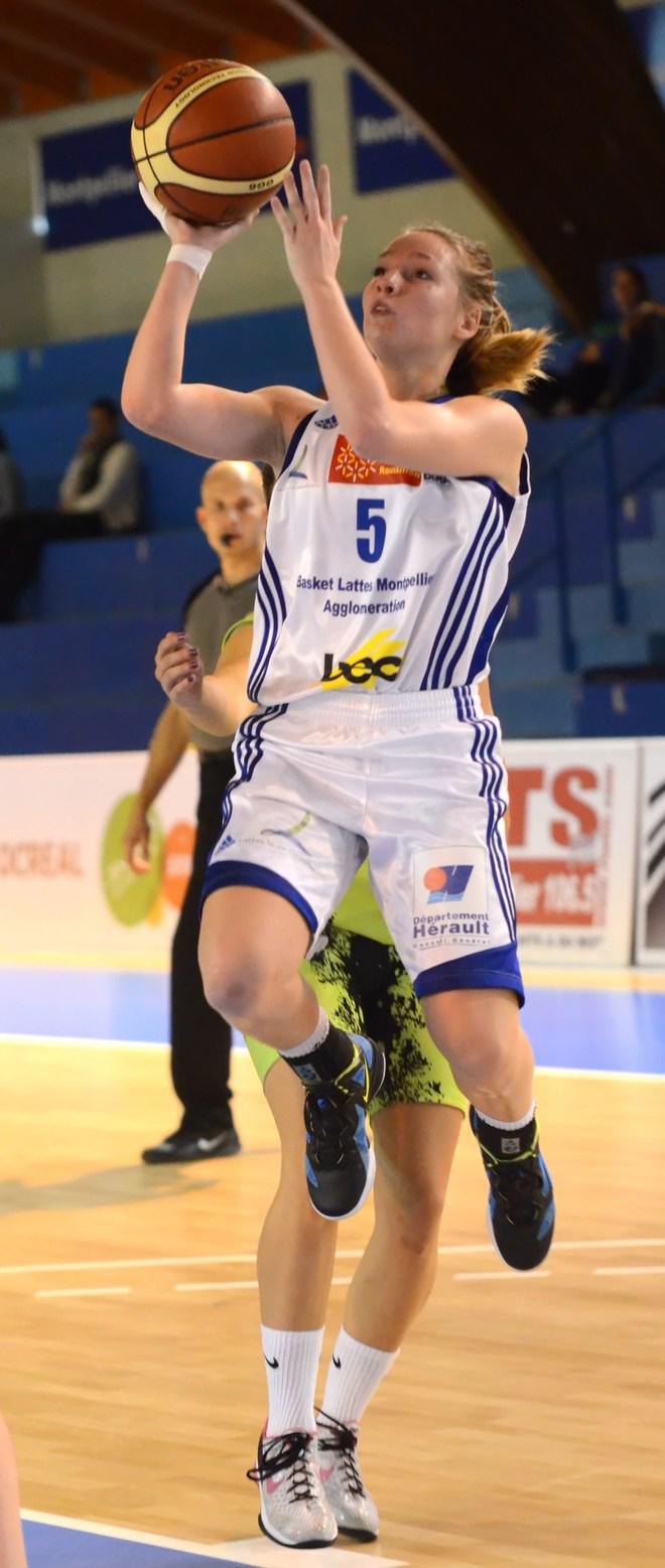 On aura bien besoin samedi de l'activité de Léa LATRIE (ici face à Challes) sans pour autant que tout le match repose sur ses épaules
