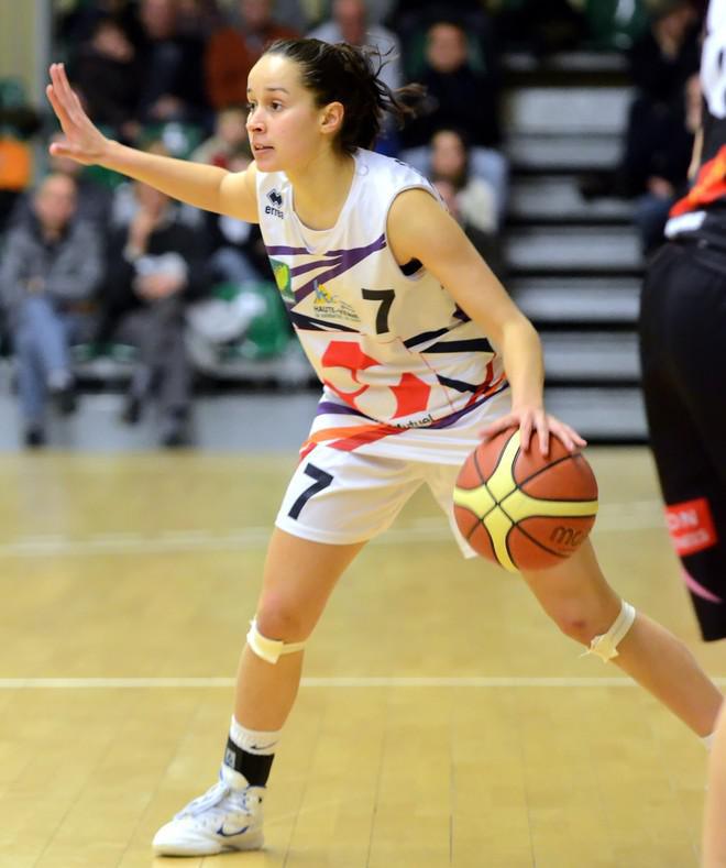 Linda, ici lors du dernier Limoges - Toulouse en Coupe de France